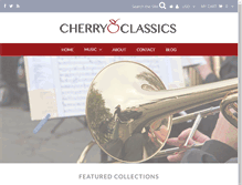 Tablet Screenshot of cherryclassics.com